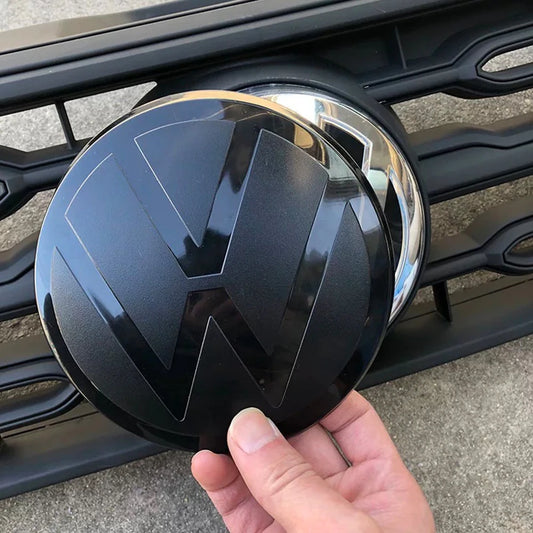 Lot de 2 logos Noir VW avant arrière