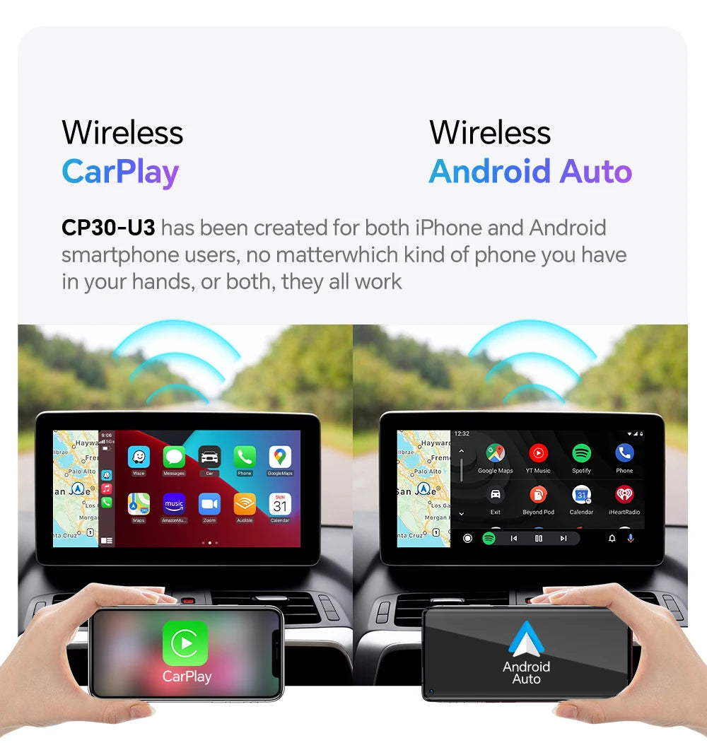 Carplay Android Auto sans fil Clé USB