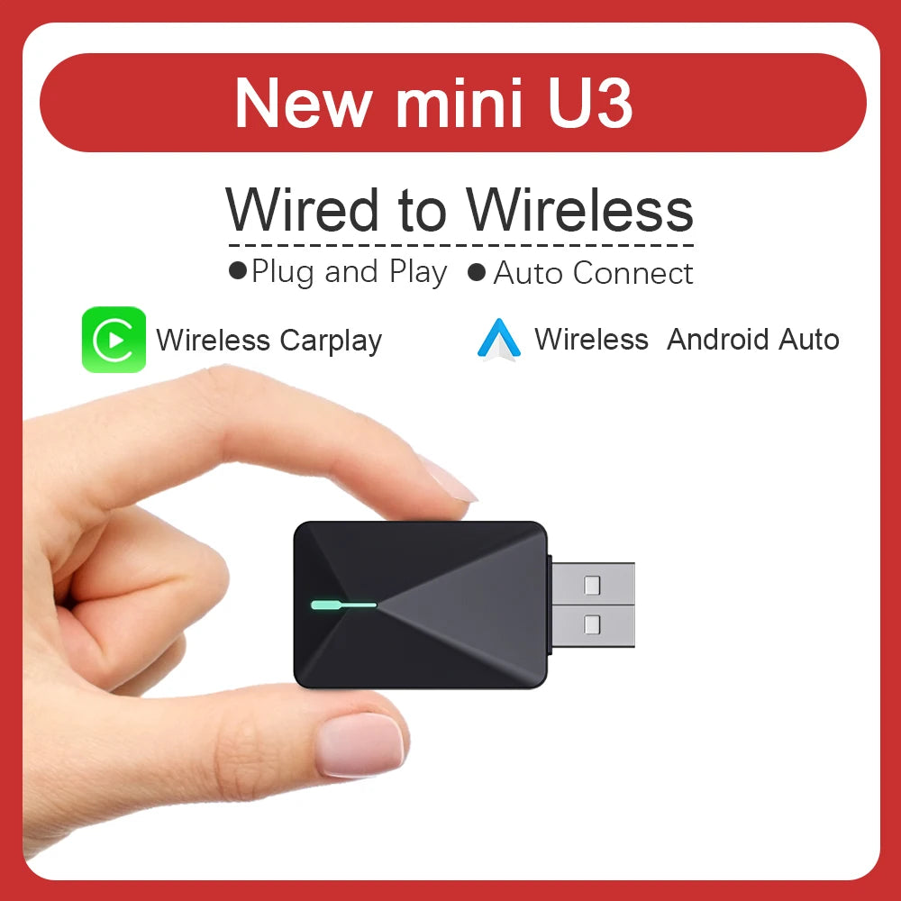 Carplay Android Auto sans fil Clé USB
