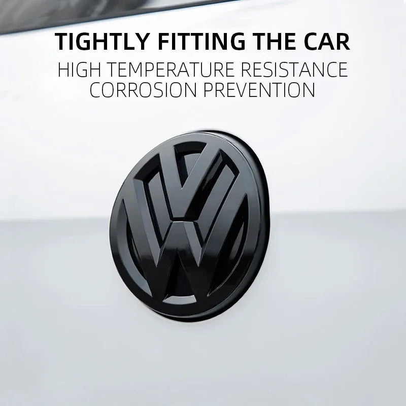 Lot de 2 logos VW Noir Golf 5