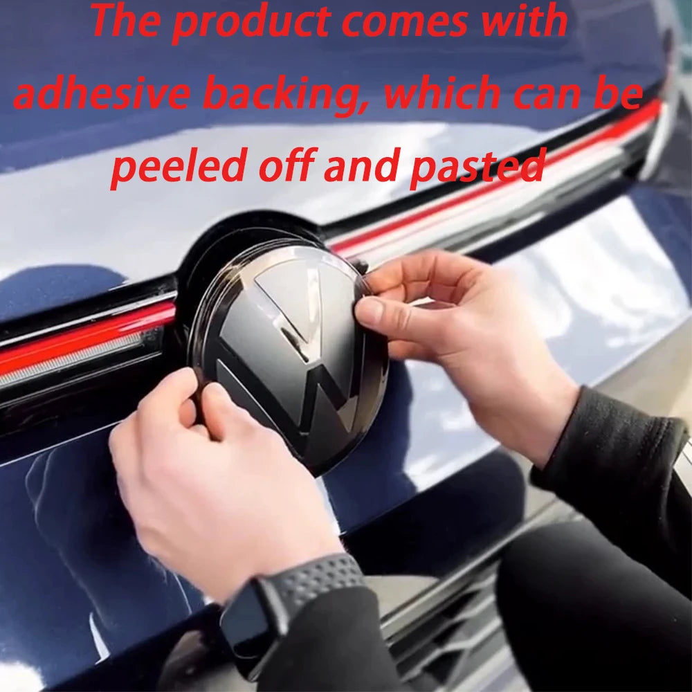 Lot de 2 logos Noir VW avant arrière