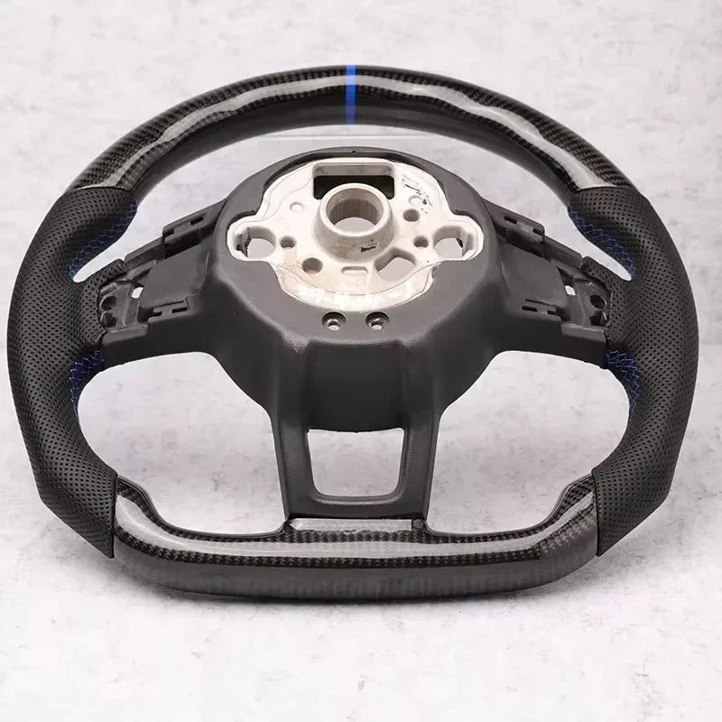 Volant méplat Carbone pour Golf 7 et 7.5