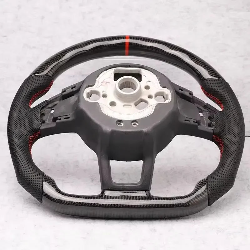 Volant méplat Carbone pour Golf 7 et 7.5