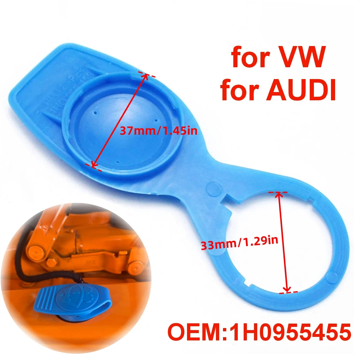Capuchon lave glace pour VAG