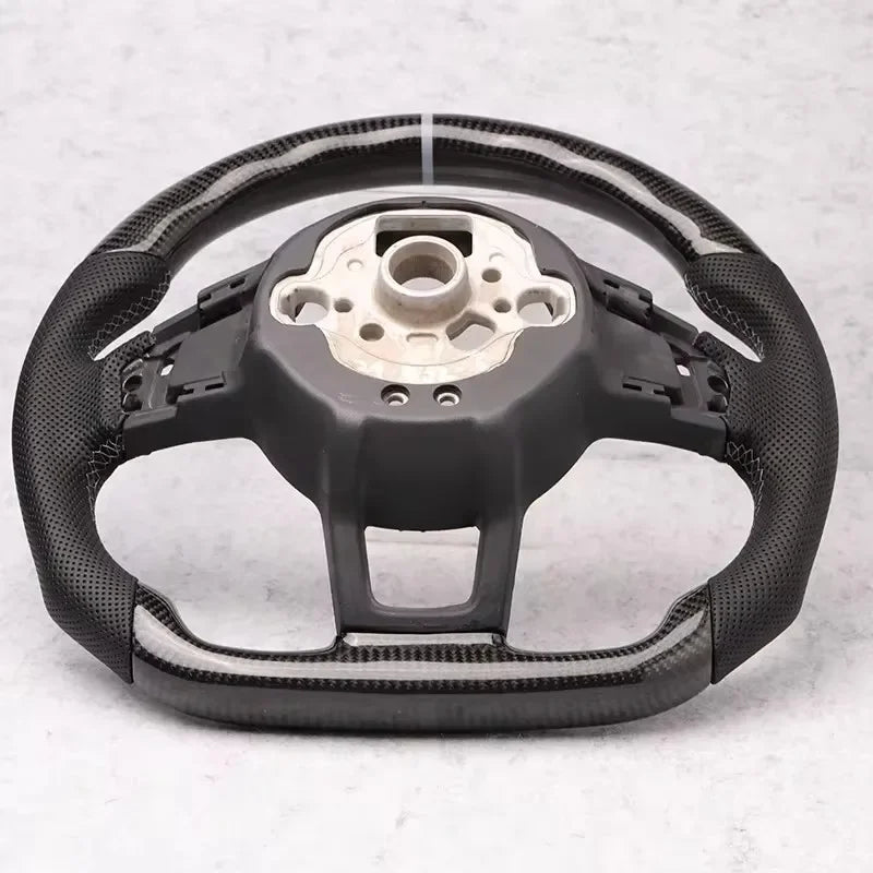 Volant méplat Carbone pour Golf 7 et 7.5