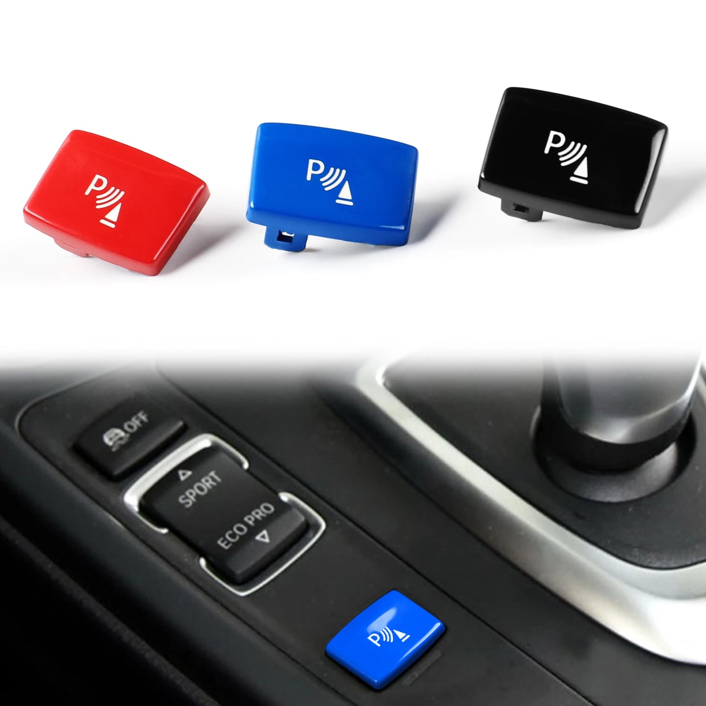 Boutons M Performance Sélecteur de conduite Parking Assist ESP OFF