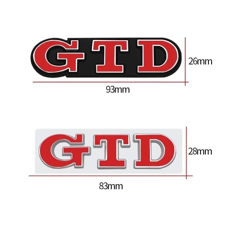 Logo Calandre et Hayon Golf GTD