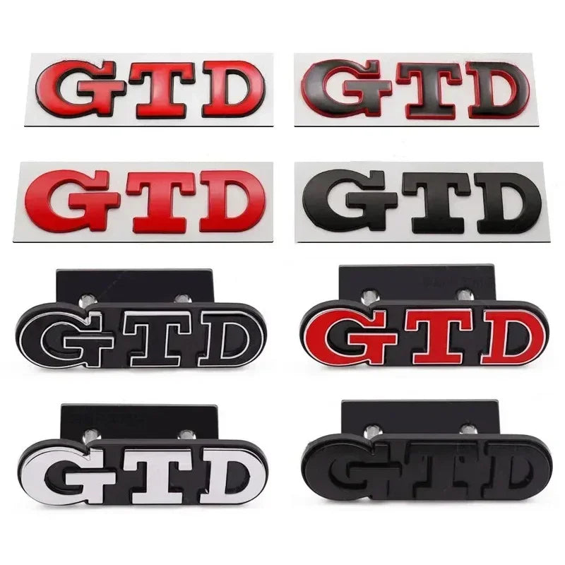 Logo Calandre et Hayon Golf GTD