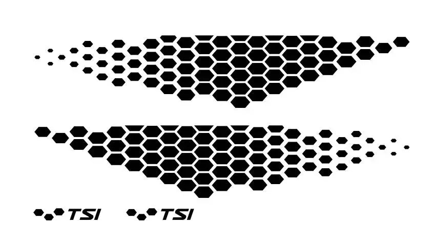 Stickers TCR TSI Golf pour VW Golf