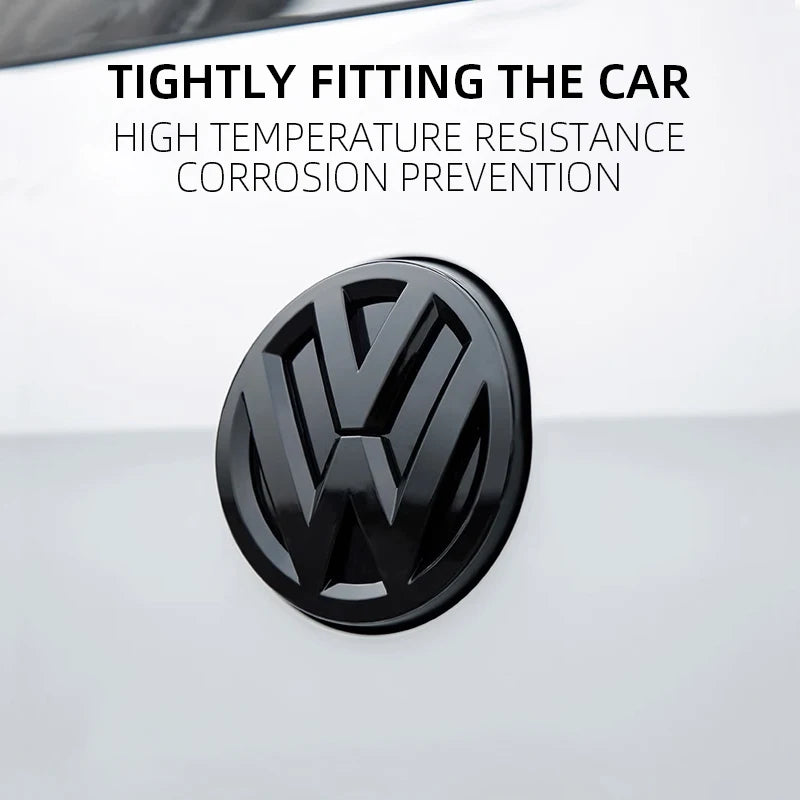Lot de 2 logos VW Noir Golf 5