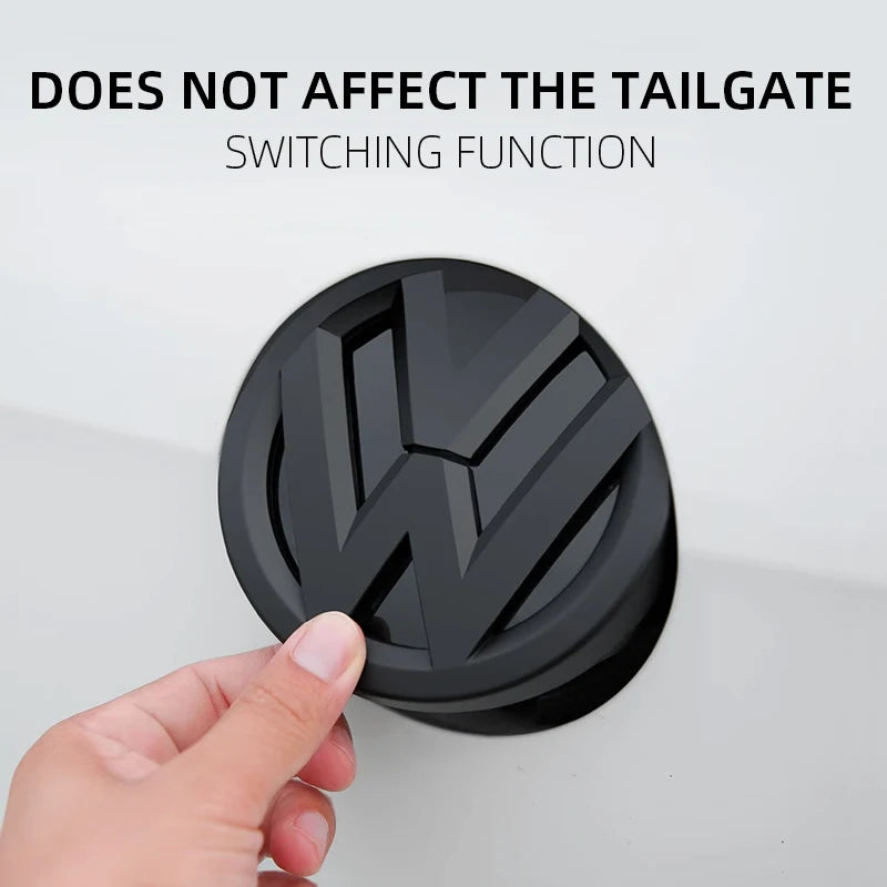 Lot de 2 logos VW Noir Golf 5